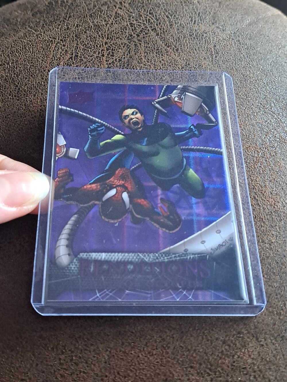 Doctor Octopus 2024 Marvel Renditions Spiderman Kingpin Purple Tie #'d